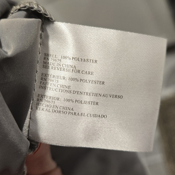 NWOT Michael Kors Women's Silver Hooded Windbreaker Jacket - Picture 9 of 11